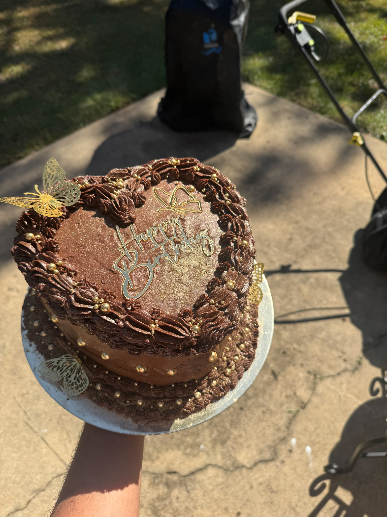 Custom birthday cake